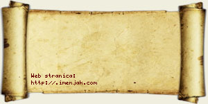 Danica Rađenović vizit kartica